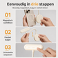 👁️📸 Felle lampen of donkere kamers vermoeien je ogen en verpesten je selfies. Deze selfielamp met flexibele hals en 5 kleurtemperaturen geeft zacht, flatterend licht. 360° verstelbaar.
