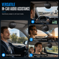 🚗🔊 Nooit meer je telefoon vasthouden! Deze zonneklep-luidspreker schakelt automatisch in zodra je instapt – handenvrij bellen, gesproken meldingen, 500 uur reservetijd.