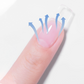 Waarom wachten op een UV-lamp? Eén korreltje lijm en je nagels zitten muurvast – snel, flexibel en zonder afbladderen. Incl. verwijderaar.