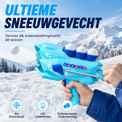 ⛄ Waarom met koude handen sneeuwballen rollen? Met deze LED-sneeuwballenwerper maken kids in seconden de perfecte sneeuwbal – inclusief kleurrijke lichtjes!