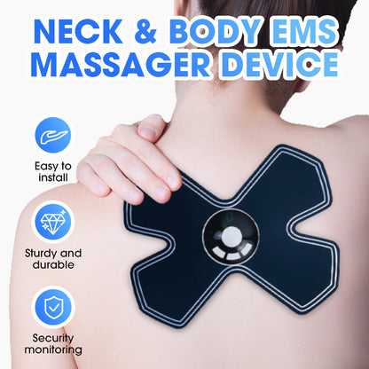 🔥🧘‍♀️ Je nek is stijf en je schouders zitten vast? Deze EMS-massager heeft 8 modi en 18 standen – alsof je een personal masseur bij je draagt.