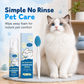 🐾 Zwarte kin? Weg ermee! Deze milde mousse reinigt zonder spoelen – met zachte siliconenborstel voor honden en katten.