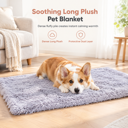 🐾 Je huisdier verdient een warme wolk, geen koude vloer! Deze dubbele pluche deken omhult je huisdier met zachte warmte en beschermt tegelijk je meubels.