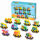 🚂💥 Stukjes die losschieten? Niet met deze magnetische houten cijfer-trein! Kinderen klikken de wagons zelf vast en leren al spelend tellen – 3+.