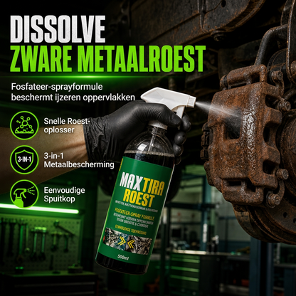 🛠️💥 Zware roest? Sprayen, oplossen en beschermen in één! Deze 3-in-1 roestverwijderaar ontvet, lost oxidatie op en vormt een fosfaatlaag tegen nieuwe roest.