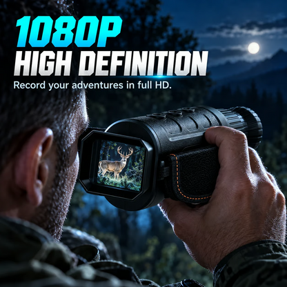 ⛺️🔦 In het donker toch alles kunnen zien – voor natuurkijken, camping en veiligheid. Digitale infrarood monoculair met 16× zoom en ingebouwd scherm. Nu 50% korting.