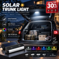 🔆🚗 Solar LED-kofferbaklamp | Automatische sensor | Draadloos & zonne-energie | 6 kleuren + noodmodus | 3 helderheidsstanden | 30 sec montage | 50% KORTING!
