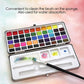 Premium aquarelset van 50 met penseel