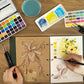 Premium aquarelset van 50 met penseel