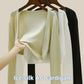 Zon gebreid Vest Vrouwen dun ijs zijde Sjaal air-conditioning shirt met slip rok
