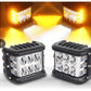 Auto dubbele zijkanten LED dubbele kleur licht