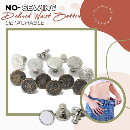 Naadloze Gedefinieerde Taille Knop (4 Stuks)