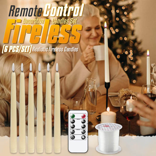 Remote Control Decorative Flameless Candles Set