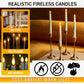 Remote Control Decorative Flameless Candles Set